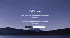 Desktop Screenshot of evev.com